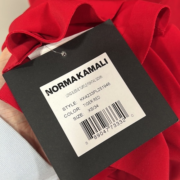 Norma Kamali x REVOLVE Turtle Fishtail Gown - Picture 8 of 11